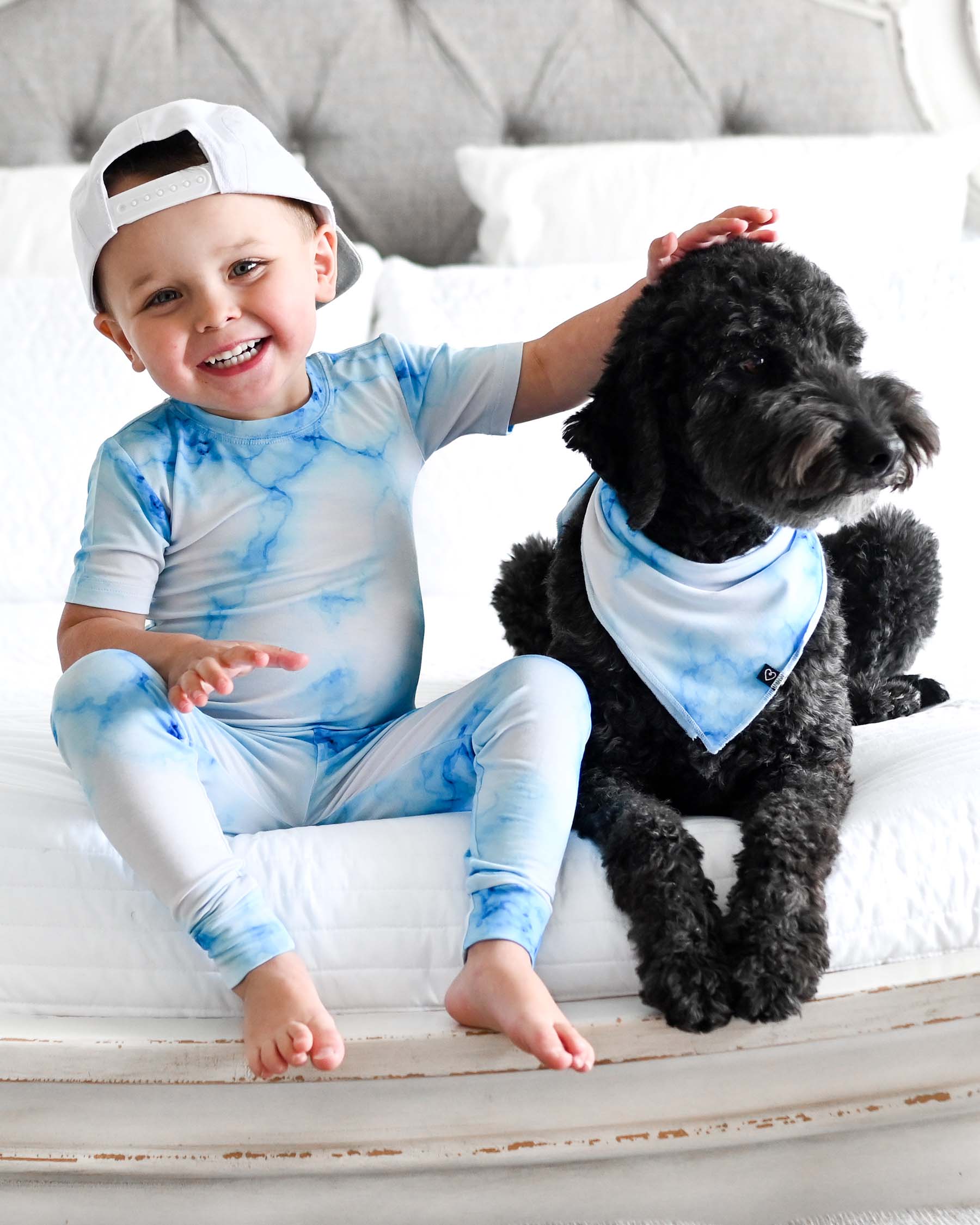 Blue Marble Pajama Set