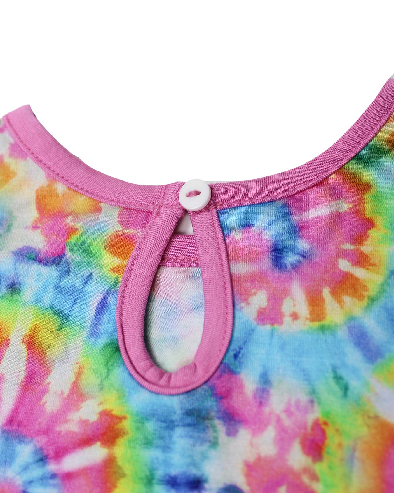 Rainbow Tie Dye Bubble Romper