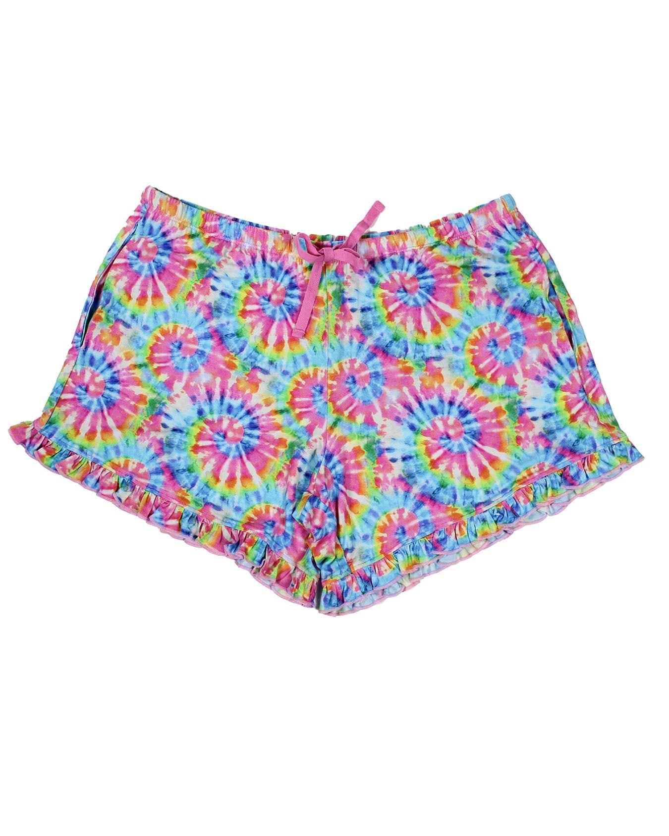 Multicolor high quality tie dye shorts