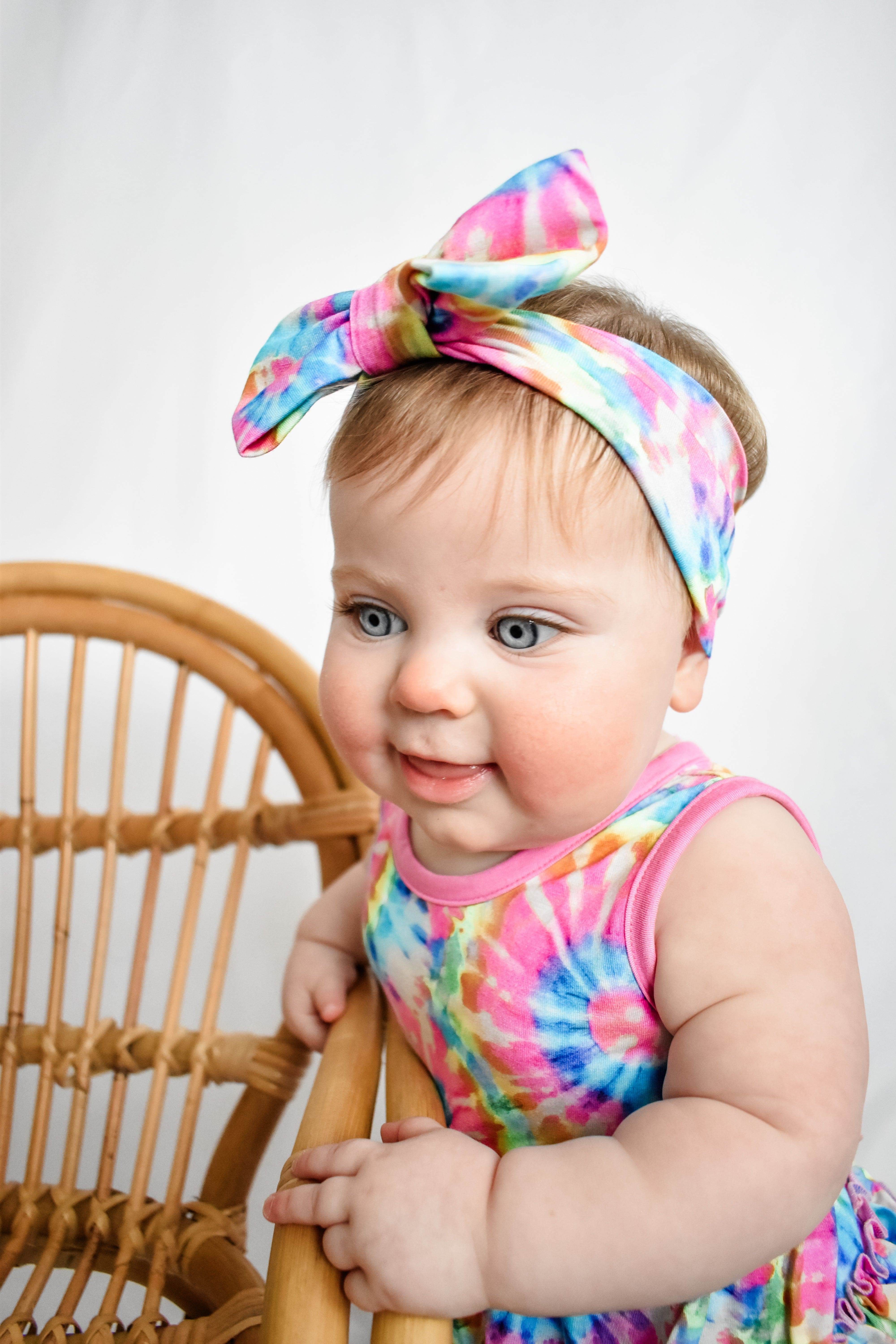 Rainbow Tie Dye Headband