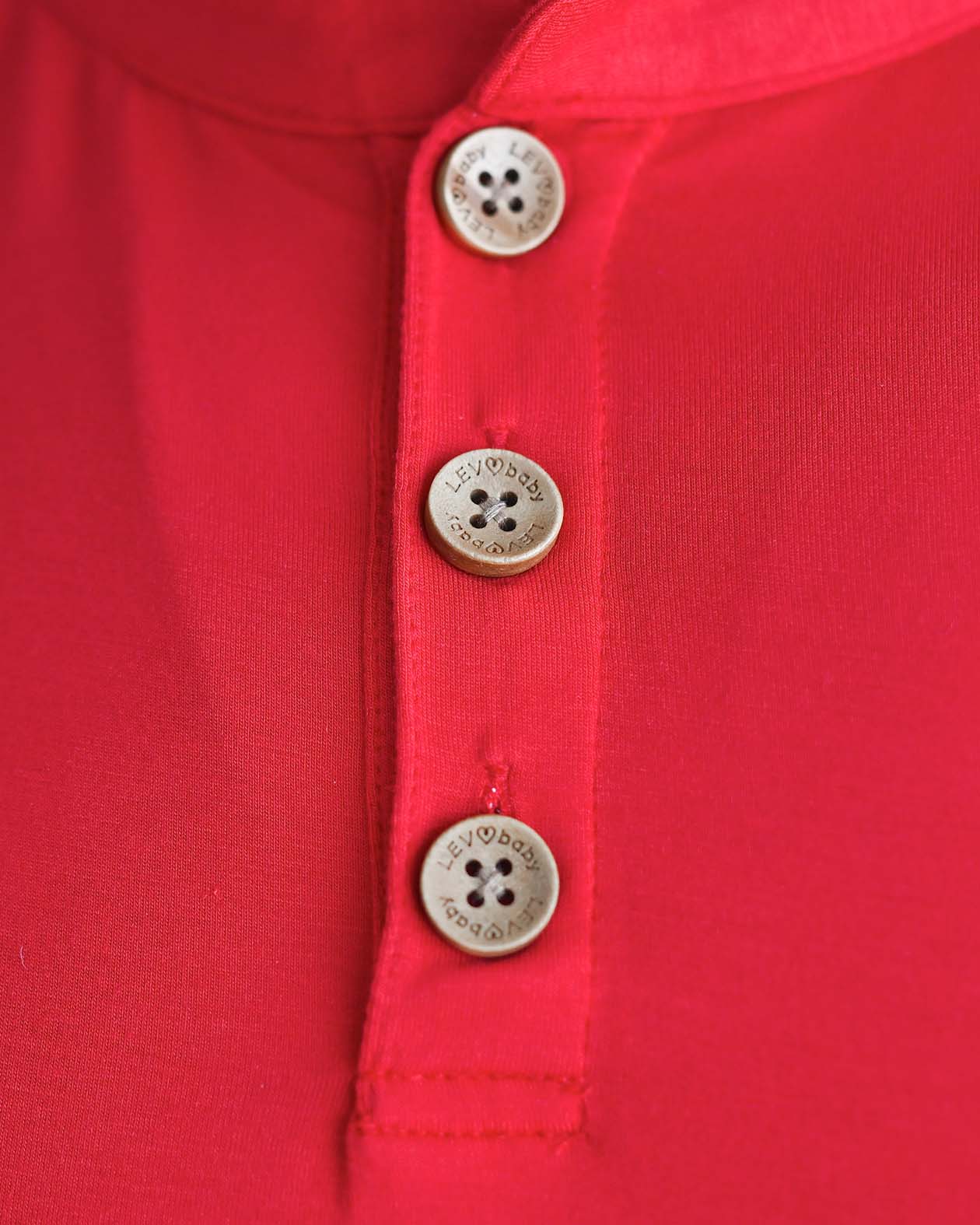 Scarlet Red Men's Henley