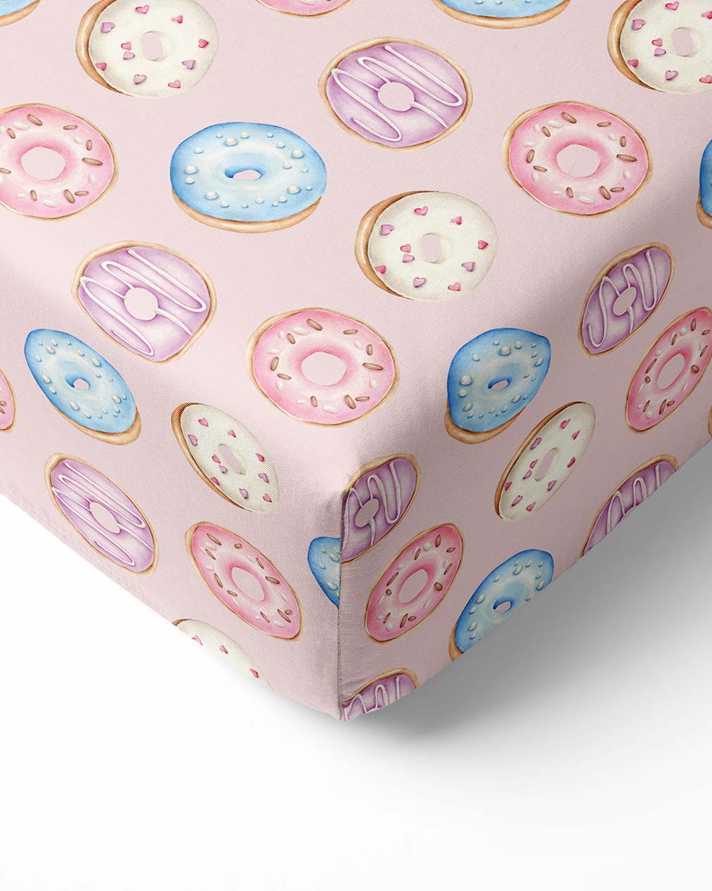 Donuts Crib Sheet-Bambooclothing- Lev Baby ™