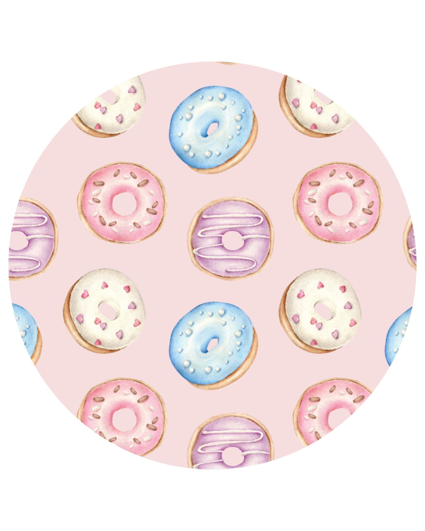 Donuts Crib Sheet-Bambooclothing- Lev Baby ™