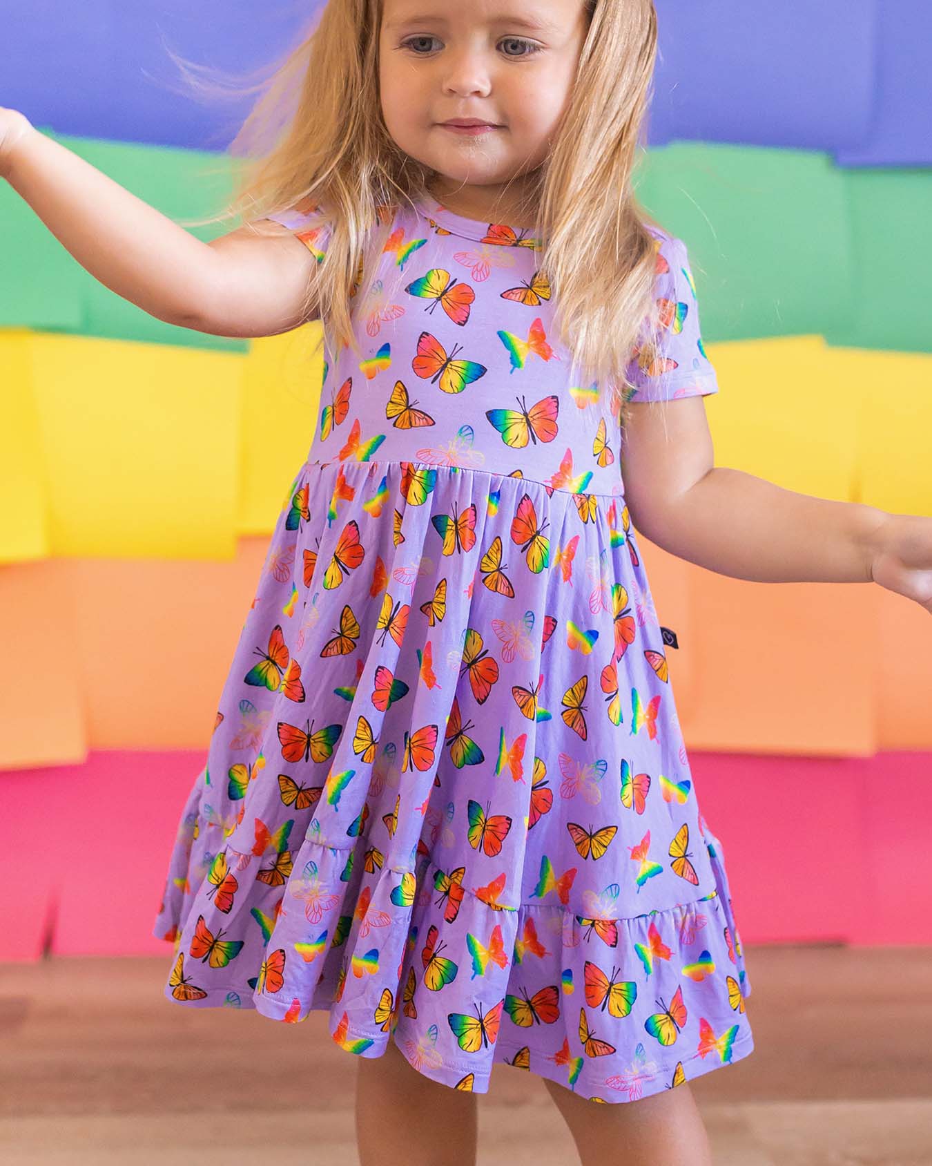 Shops Lisa frank bamboo twirl dress, 6-12 months. New without tag