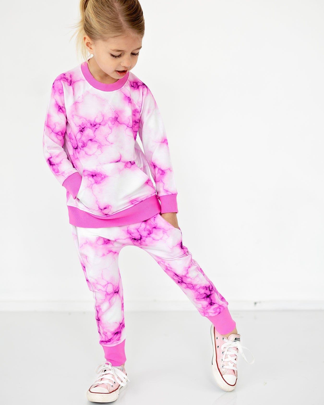 Pink Marble Jogger