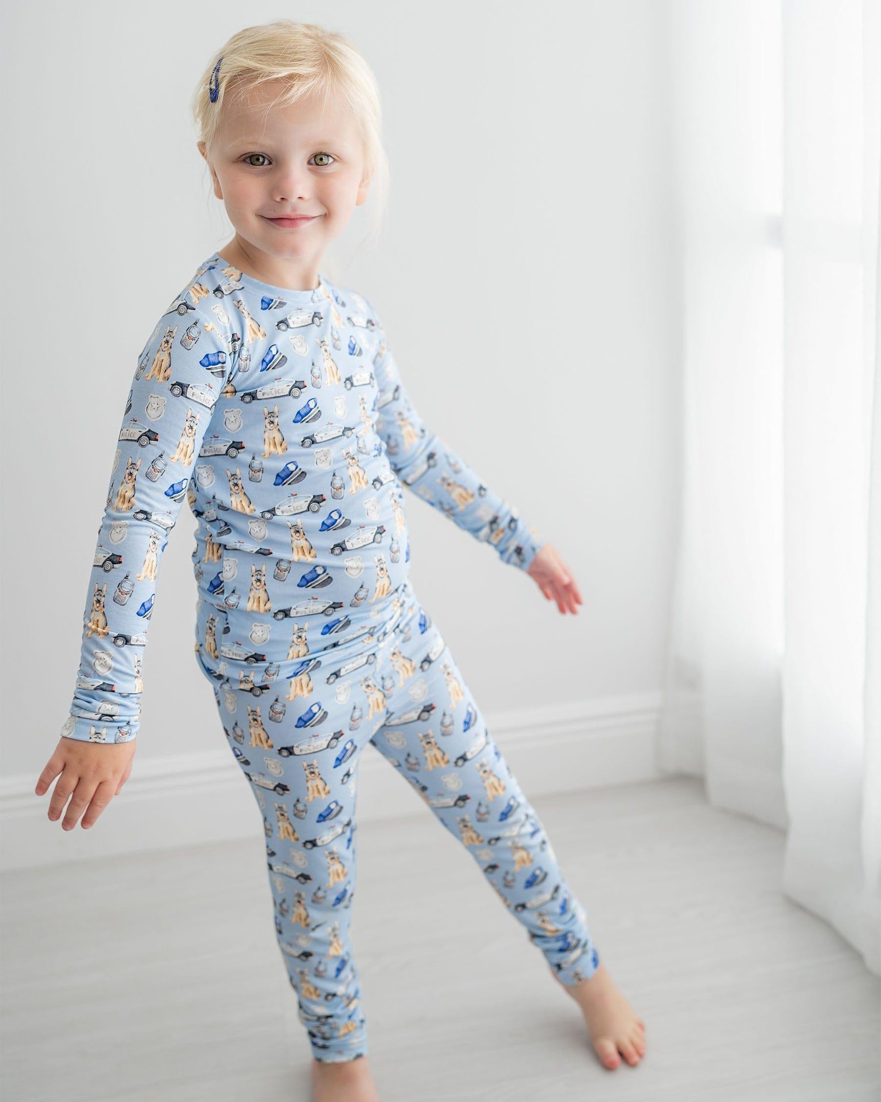 Sustainable Bamboo Police Pajama Set