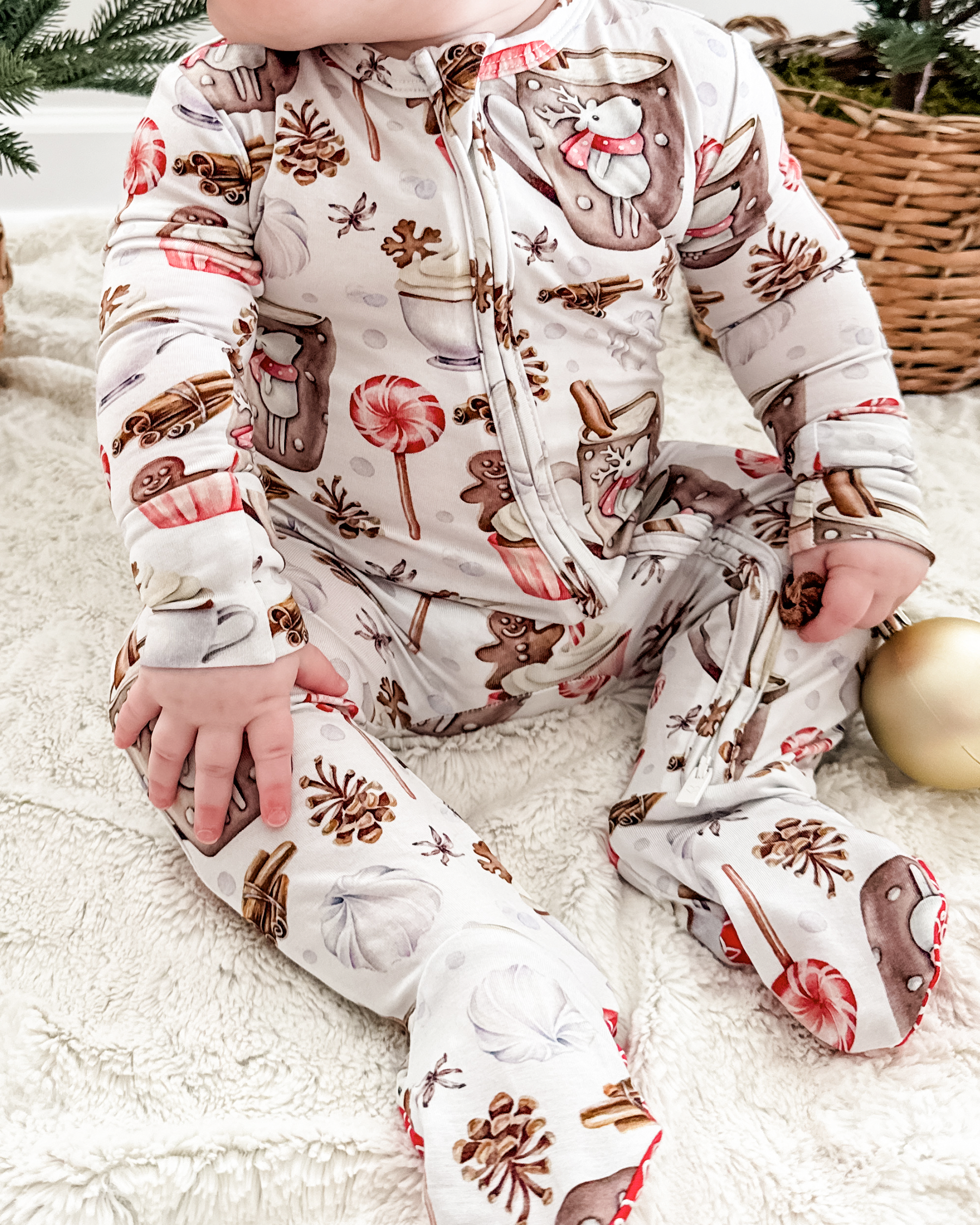 Joy Zippered Footie-[Black Friday Christmas Bamboo Pajamas Deals ]-Lev Baby ™