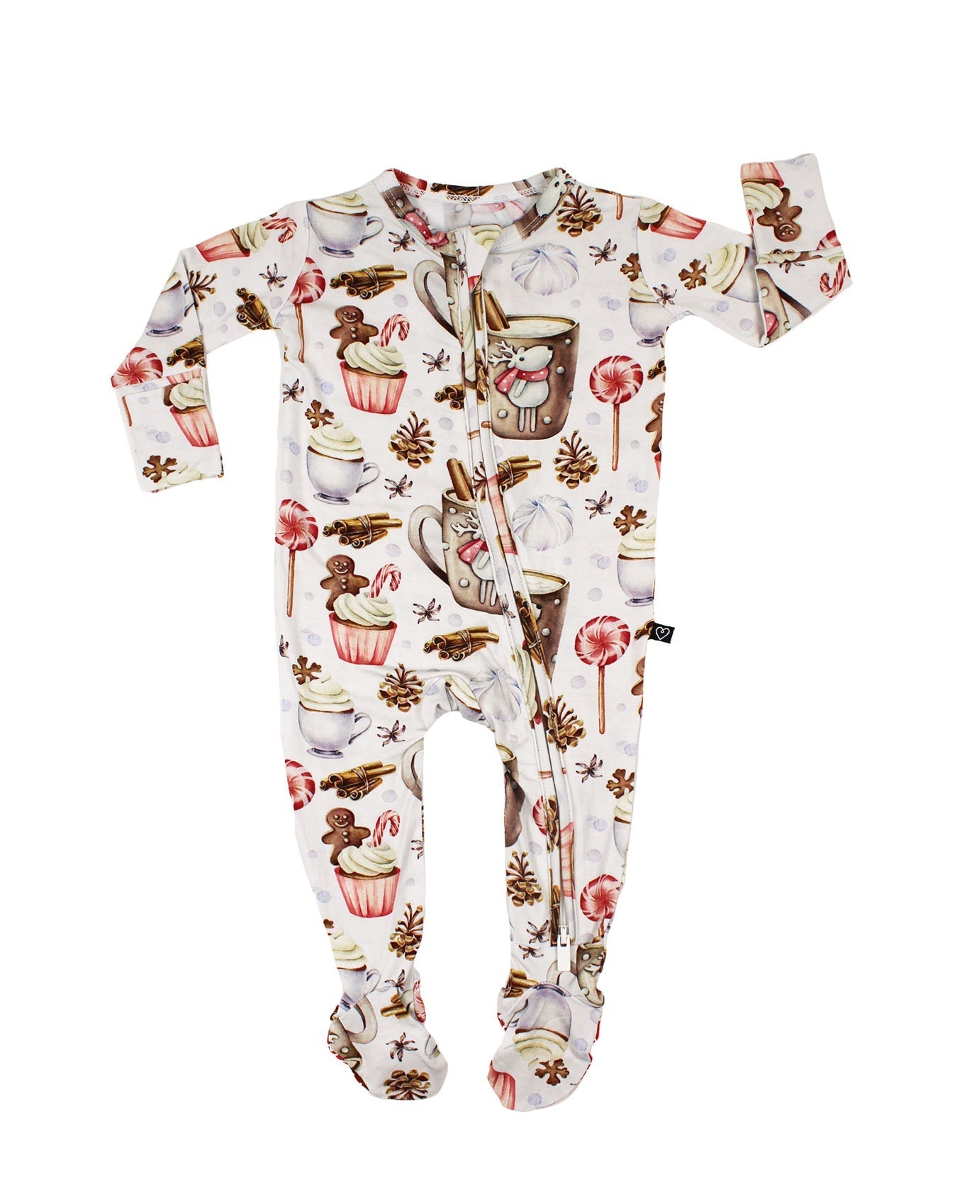 Joy Zippered Footie-[Black Friday Christmas Bamboo Pajamas Deals ]-Lev Baby ™