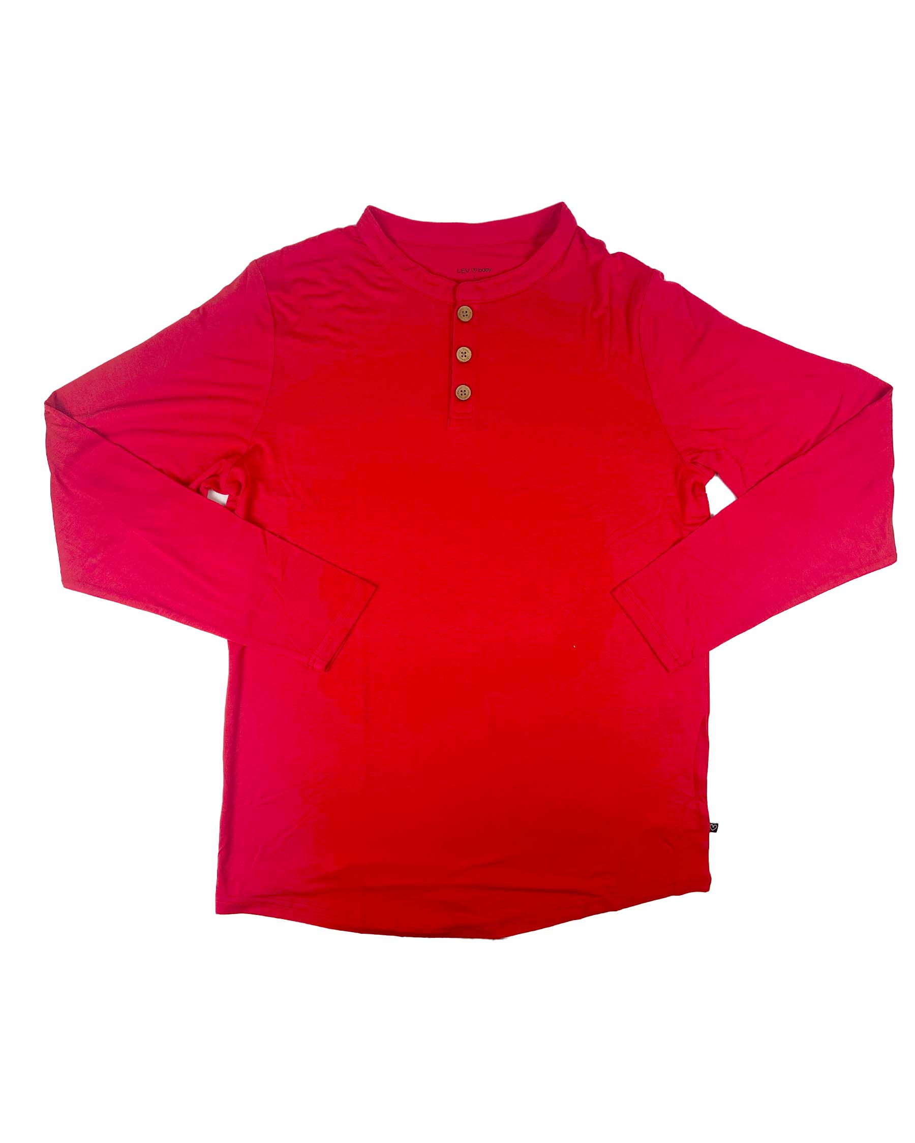 Scarlet Red Men's Henley