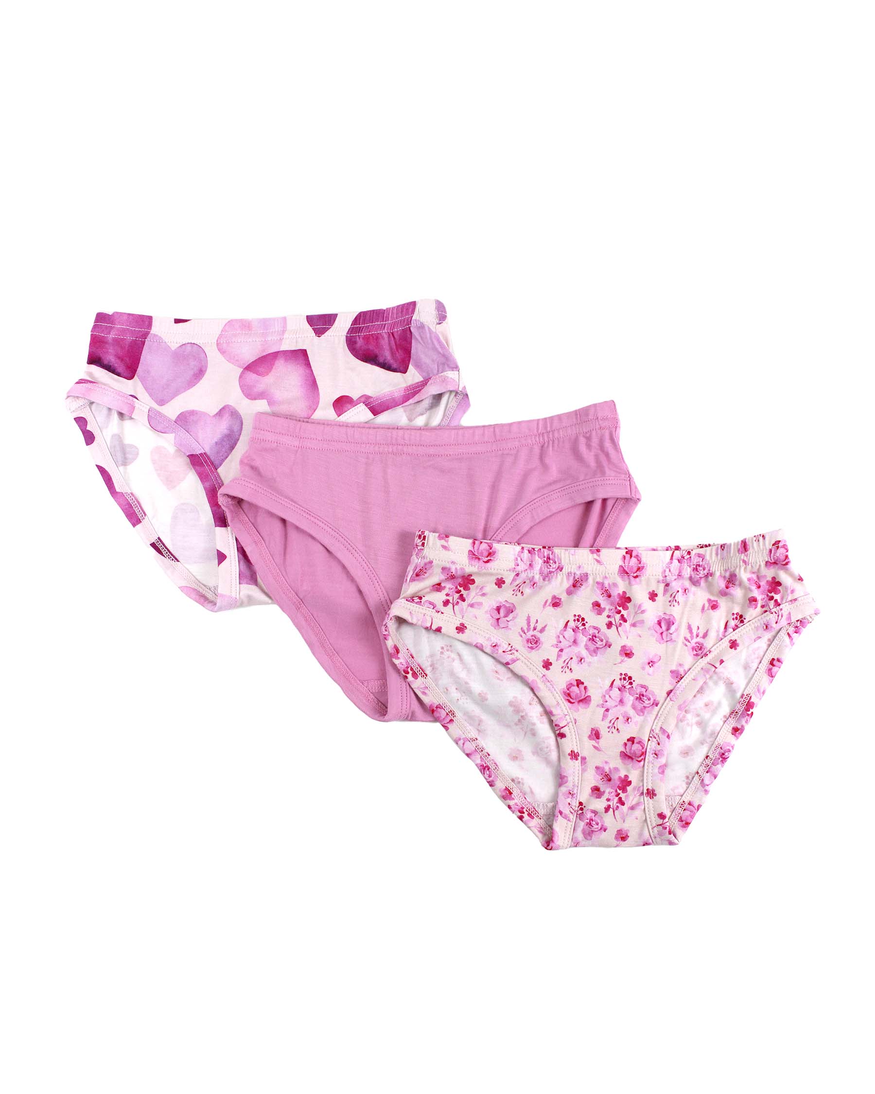 Eliana/Maeve/Pink Panty Pack: Set of 3