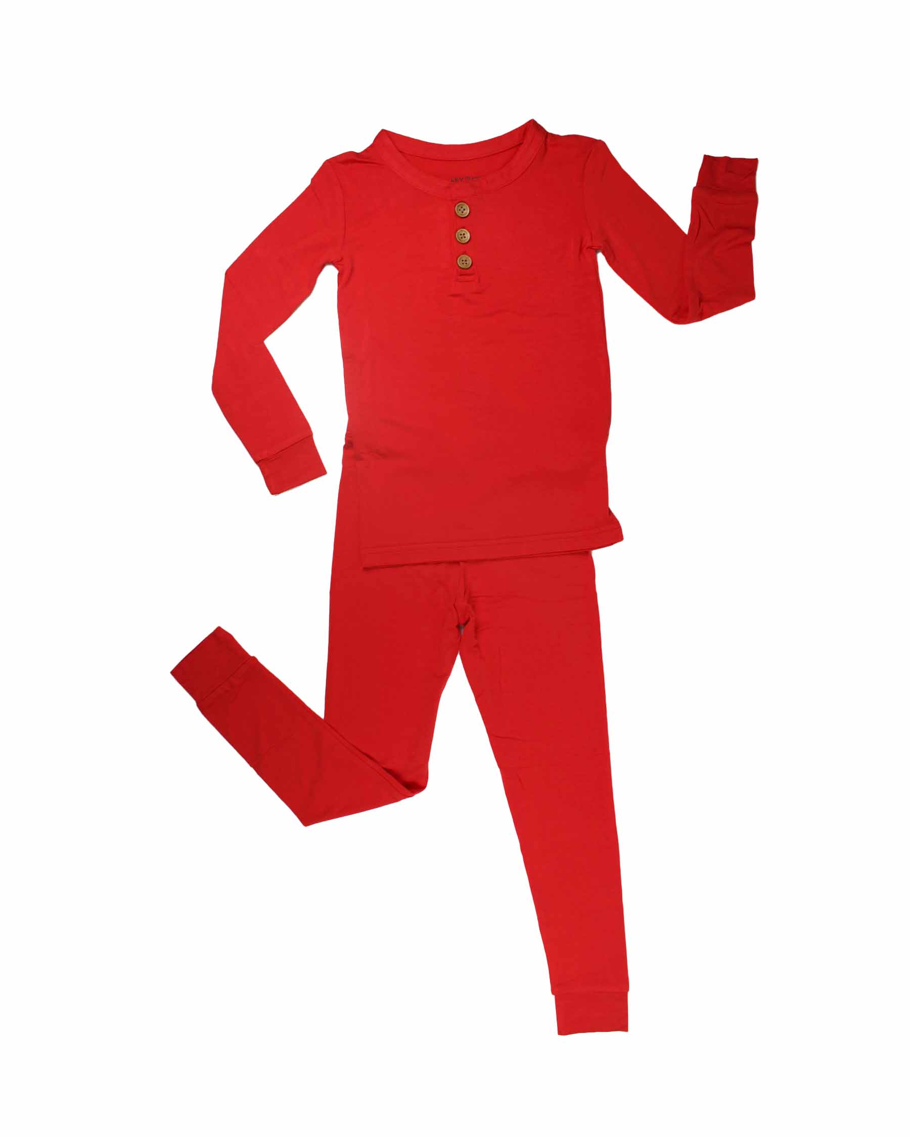 Scarlet Red Henley Toddler Lounge